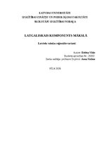 Referāts 'Latgaliskais komponents mākslā', 1.