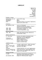 Paraugs 'Lebenslauf', 1.