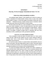 Konspekts 'Saikne starp valodu, komunikāciju un kultūru', 1.