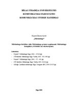 Konspekts 'Mārketinga darbības vide. Mārketinga process uzņēmumā. Mārketinga komplekss, tā ', 1.
