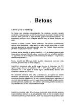 Referāts 'Betons', 3.