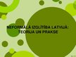 Prezentācija 'Neformālā izglītība Latvijā: teorija un prakse', 1.