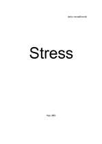 Referāts 'Stress no menedžmenta aspekta', 1.