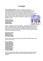 Konspekts 'Tradīcijas', 1.