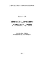Referāts 'Zemnieku saimniecības "Purmalieši" analīze', 1.