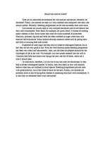 Eseja 'Should the Zoos Be Closed', 1.