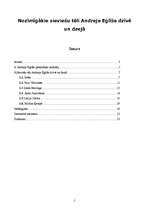 Referāts 'Nozīmīgākie sieviešu tēli Andreja Eglīša dzīvē un dzejā', 1.