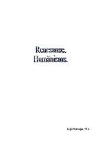 Referāts 'Renesanse un humānisms', 1.