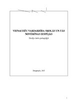 Referāts 'Vardarbība Latvijas skolās', 1.