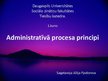 Prezentācija 'Administratīvā procesa principi', 1.