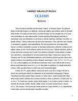 Referāts 'Sengrieķu teātra rašanās', 2.