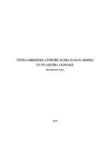 Eseja 'Četri sabiedrisko attiecību pamata modeļi', 1.