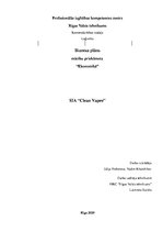 Biznesa plāns 'Biznesa plāns uzkopšanas uzņēmumam "Clean Vapro"', 1.