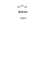 Referāts 'Afekti', 1.