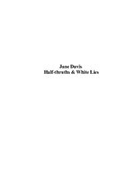 Konspekts 'Jane Davis "Half-thruths & White Lies"', 1.