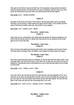 Konspekts 'Jane Davis "Half-thruths & White Lies"', 8.