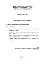 Konspekts 'Politiskās partijas, to attīstība Latvijā', 1.