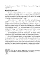 Konspekts 'The concept of “Russian world” and modern Russian historical narrative', 4.