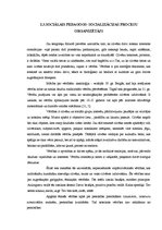 Konspekts 'Sociālais pedagogs - socializācijas procesu organizētājs', 1.