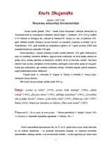 Referāts 'Dzejnieks, atdzejotājs, literatūrkritiķis Knuts Skujenieks - biogrāfija un liter', 1.