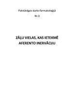 Konspekts 'Zāļu vielas, kas ietekmē aferento inervāciju', 1.