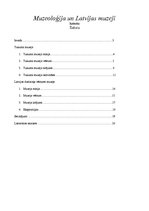 Referāts 'Muzeoloģija un Latvijas muzeji. Tukuma muzejs un Latvijas dzelzceļa vēstures muz', 1.