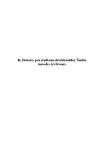 Referāts 'R.Dekarts par zināšanu drošticamību. Šaubu metodes izvērsums', 1.