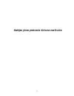 Referāts 'Baltijas jūras piekraste tūrisma maršrutos', 1.