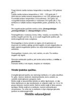 Konspekts 'Metāli', 3.