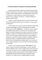 Eseja 'Problēmas izskatāmas 21.gadsimta (mūsdienīgā) filosofijā', 1.