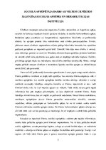 Eseja 'Sociālā aprūpētāja darbs ar veciem cilvēkiem ilgstošas sociālās aprūpes un rehab', 2.