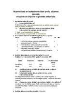 Paraugs 'Rūpniecības un lauksaimniecības preču plūsmas pasaulē, eksporta un importa reģio', 1.
