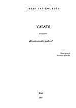 Konspekts 'Konstitucionālās tiesības', 1.