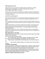 Konspekts 'Ocean Plastic Pollution', 1.