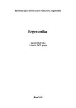 Konspekts 'Ergonomika', 1.