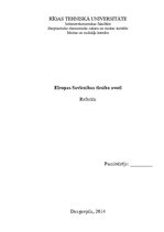 Referāts 'Eiropas Savienības tiesību avoti', 1.