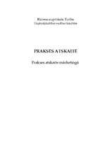 Prakses atskaite 'Prakses atskaite mārketingā', 1.