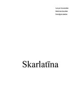 Referāts 'Skarlatīna', 1.