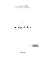 Referāts 'Atmiņas ierīces', 1.