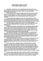 Eseja 'Eksistenciālisma filosofijas iezīmes un atziņas Franca Kafkas romānā "Process"', 1.