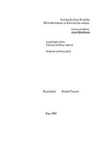 Eseja 'Grāmata - kultūras pērle', 1.