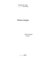 Referāts 'Pārtikas alerģijas', 1.