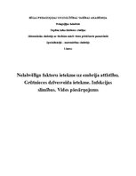 Konspekts 'Nelabvēlīgo faktoru ietekme uz embrija attīstību', 1.