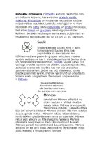 Referāts 'Saule, mēness un zvaigznes latviešu mitoloģijā', 2.