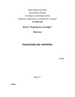 Referāts 'Organizāciju tipi sabiedrībā', 1.