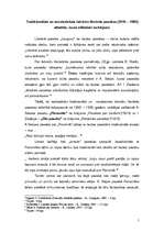 Referāts 'Tradicionālais un novatoriskais latviešu literārās pasakas attīstībā', 1.