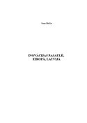 Referāts 'Inovācijas pasaulē, Eiropā un Latvijā', 1.