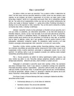Eseja 'Personība', 1.