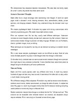 Eseja 'Books versus films: different ways to experience a story', 4.