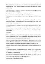 Eseja 'Books versus films: different ways to experience a story', 8.
